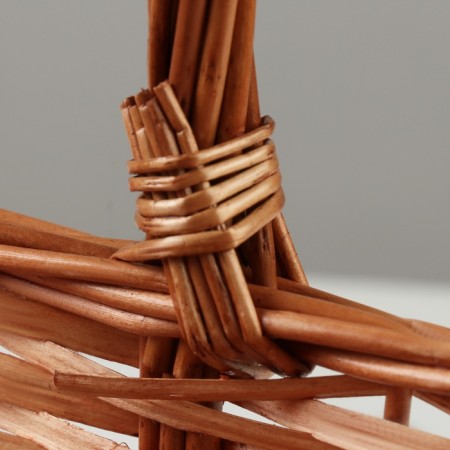 Set of wicker baskets, 28 x 20 x 14/28 cm, 22 x 16 x 12/24 cm, 2 pcs, honey, willow-4