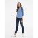 Jumper Female Conte Elegant, Size S, Blue Color