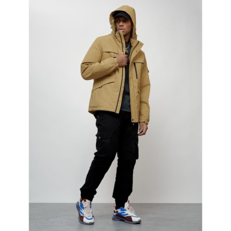 Sports male jacket, size 54, beige color-11