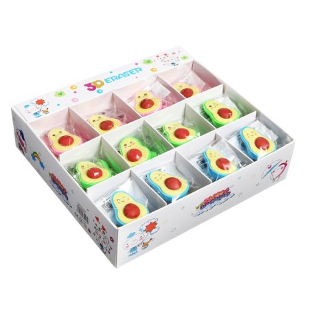 Figure eraser "Avocado", mix (barcode on a piece)-6