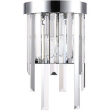 Lamp wall crystal Venecia 2xe14 40w, size 20x12x31.5 cm, color chromium