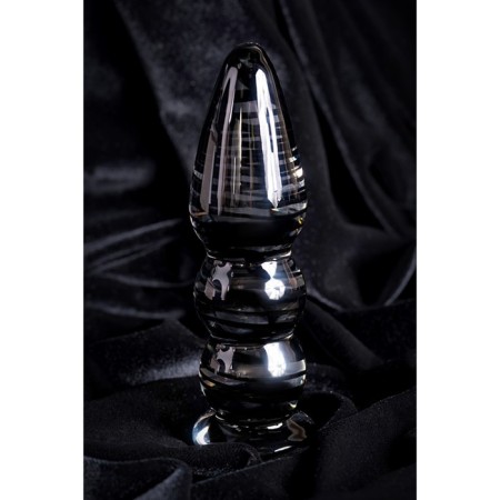 Sexus Glass anal plug, glass, transparent, 13.5 cm, d = 3.5 cm-4