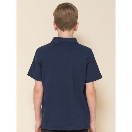 Polo for the boy Pelican, height 158 ​​cm, dark blue color-3