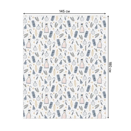 Graking on the Christmas set, rectangular, oxford, size 145x180 cm-1