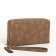 Women's wallet with lightning, brown color