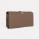 Women's wallet on magnets, brown color