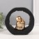 Polystone souvenir "Little Hothee with dimples, in an arch of wood cut" 6x21x19 cm