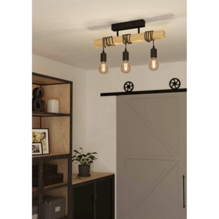 Townshend chandelier, 3x60W E27, brown color, black-1