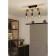 Townshend chandelier, 3x60W E27, brown color, black