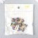 Suspension decorative for creativity glass "Ball - squares" d = 1.6 cm 2.1x1.6 cm