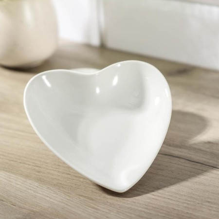 A set of ceramic "hearts", 2 items, 13 × 12.5 cm, white color-1