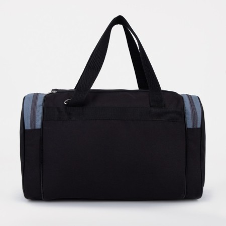 Sports bag with lightning, 3 outer pockets, black/gray color-1