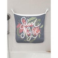 Organizer in a bathtub on the suction cups “Quiet Night”, for storing toys and little things, size 33x39 cm