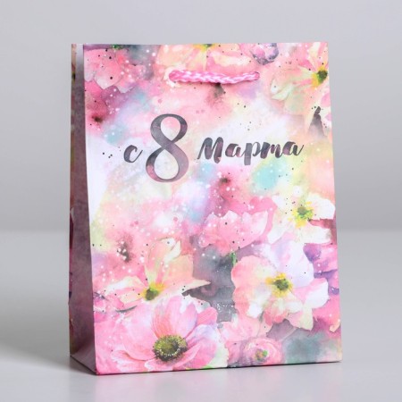 Gift Laminated Vertical Package, Packaging, “From March 8”, S 12 x 15 x 5.5 cm-1
