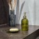 Soap dish, 9.8x15.2x1.9 cm, green color
