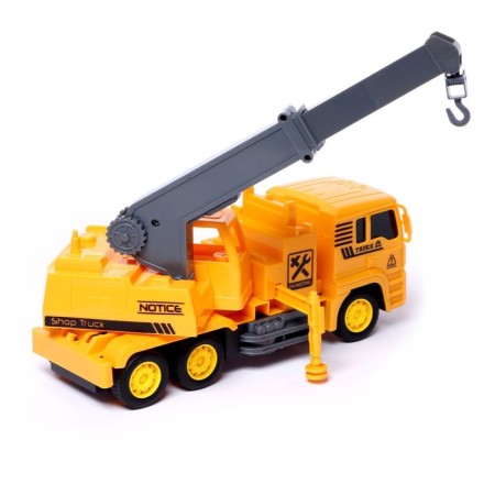 Radio -controlled "construction" truck, with a tap, works from batteries-2