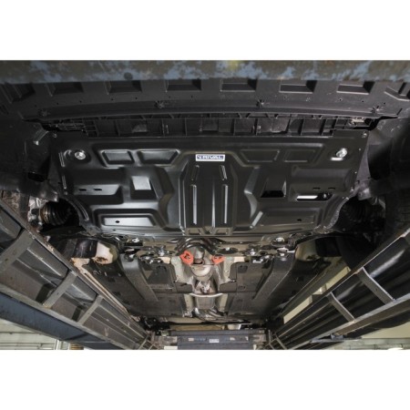 Защита картера и КПП RIVAL, Volkswagen Polo 2020-н.в., с крепежом, 111.5842.1-1