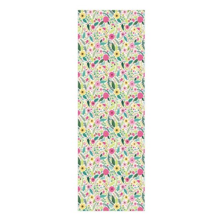 Czech for a chair "Bright flower paradise", decorative, velor-1