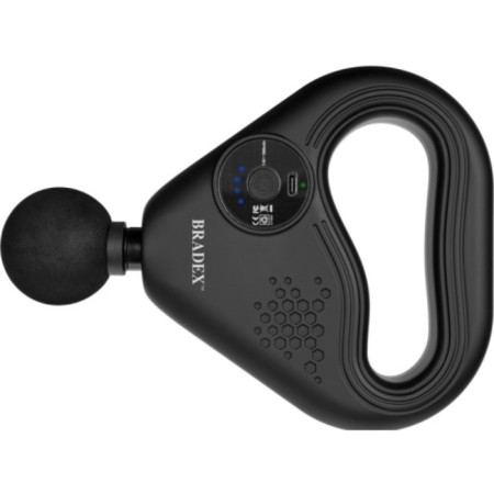 Body massager KZ 1426, electric, percussion, 30W, 4 modes, 1 nozzle, from the battery