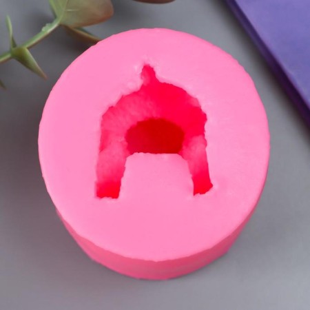 Mold Silicon 3D "Bear with a bow" 5.5x5x5.7 cm-1