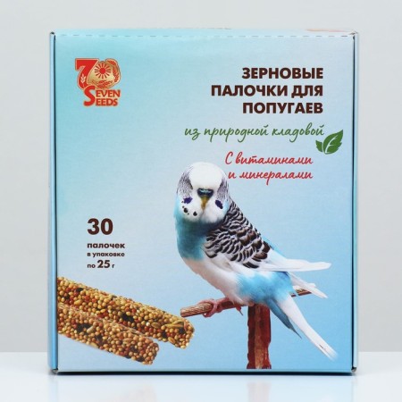 Set of "Show Box" sticks for parrots with vitamins and minerals, box 30 pcs, 750g-1