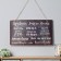 Interior tablet "Rules of this house" 25x15 cm
