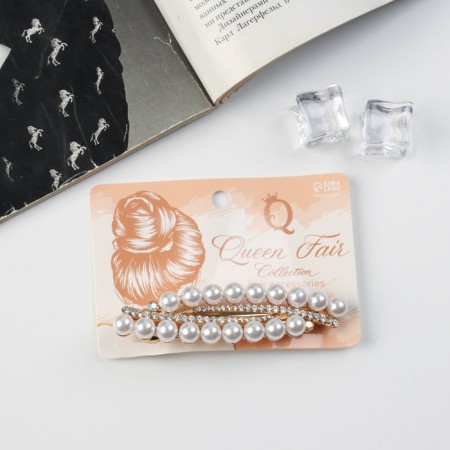 Hair hairpin "Olympia" branch, 8.5 cm-2