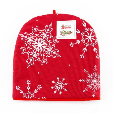 Growd on the kettle "White Snowflakes" 28x28cm, 100% hl., 164g/m2-4