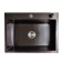 Kitchen sink Gerda GS 6045 G, 600x450 h = 200 mm, color graphite