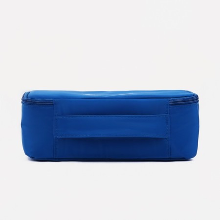 Road cosmetic bag on lightning, blue color-1