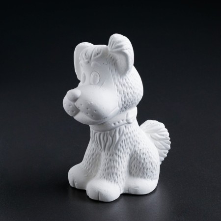 Figure for coloring "Dog sits" 12x8x8cm-1