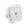 Telephone outlet kranz rj11 s/y fur. Bel KR-78-0222