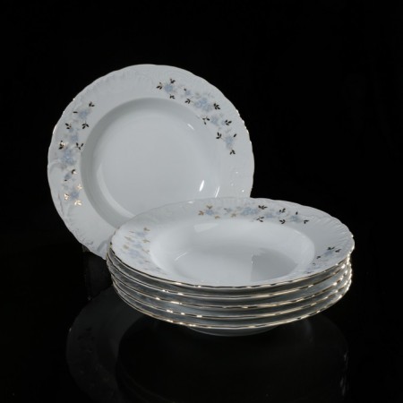 A set of soup plates, 22.5 cm, 6 pcs