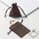 Velvet bag "Classics", 6 × 8, color gray color