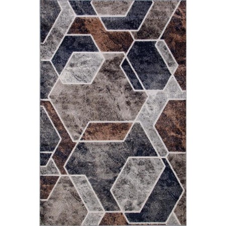 Rectangular Boston carpet, size 150x230 cm, color-gray color