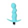 Anal vibrator of little little cuts, blue, silicone, 11.5 cm