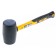 Rubber Kiyanka Denzel 7711193, black rubber, fiberlass handle, 680 g