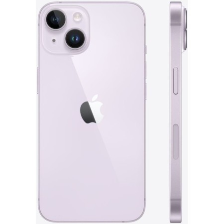 Smartphone Apple A2884 iPhone 14 128GB 6GB Violet Monoblock 3G 4G 2SIM 6.1 "1170x2532 iOS 16 12MPIX-1