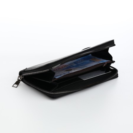 Pearl husband 19.5*2.5*10 cm, 3 depth, d/cards, d/coins, on lightning, black-4