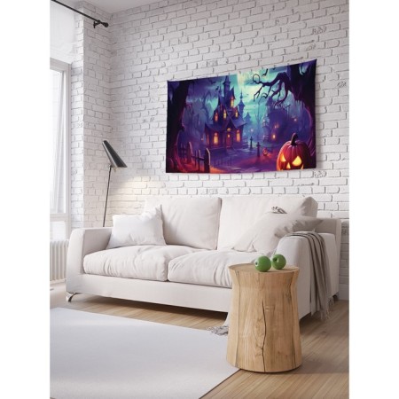 Decorative panel with photo printing "Mysterious Night", horizontal, size 100x150 cm