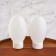 Storage set, 100 ml, 2 items, white color