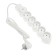 Duwi network filter, 5 outlets 1.5 m, with salary, with off., Curtains, ivory color