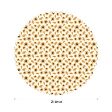 The tablecloth “Sunflower”, round, Saten, d = 150 cm