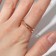 Ring Xuping bends, color gold, size 16