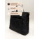 Marta bag black quilted fabric