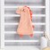 Lovelife hand towel "Dino", col. Pink, 40x19 cm, 100% PE, microfiber 280 g/m2
