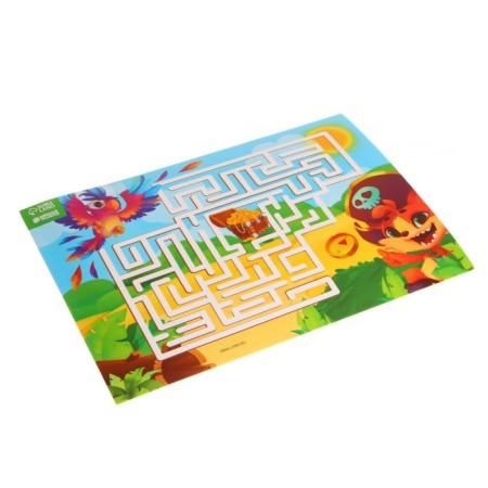 Coiling rug with non -slip coating "Brodychka" 29.7x21 cm-2