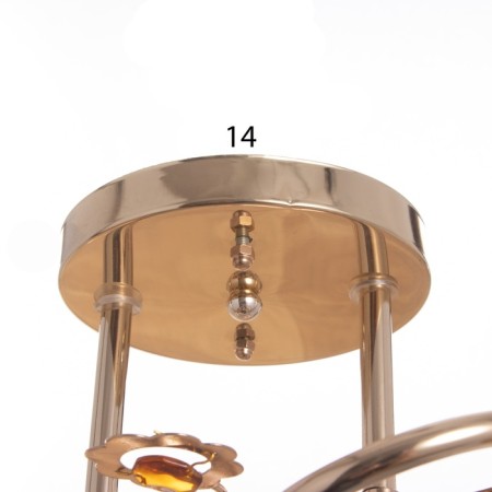 Viola chandelier BP 2x40W E27 Gold Model: 2612379-5
