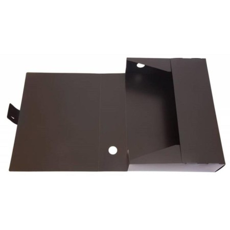 A4 archive folder A4, a spine of 80 mm, plastic, calligrata, cut fastener, black, up to 700 sheets-3
