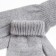Children's gloves, gray color, size 17 (11-12 years old)